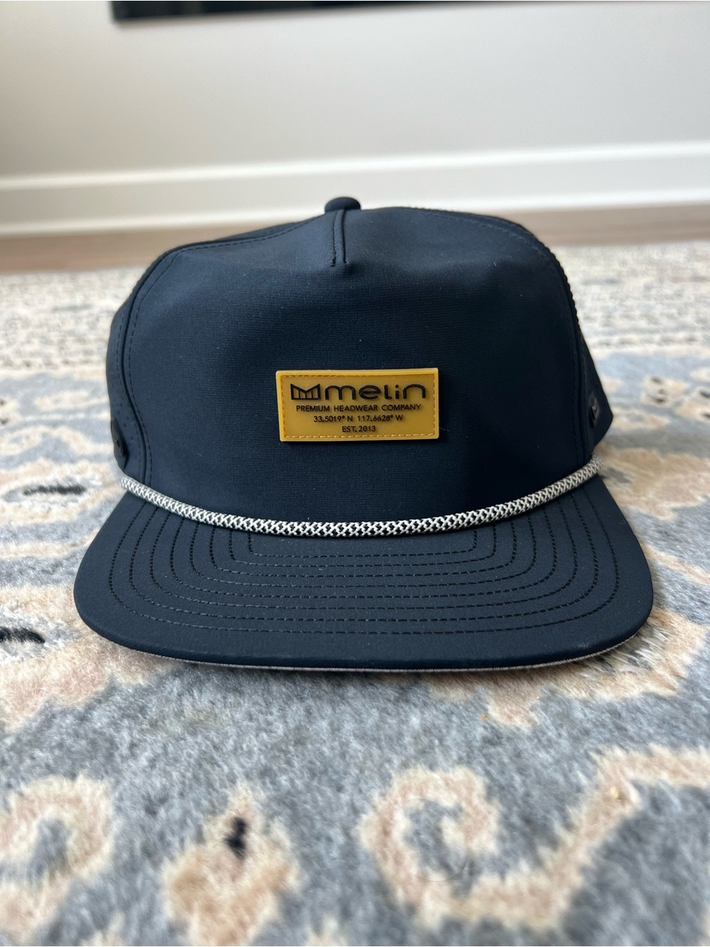 Melin Coronado Brick Hydro Hat in Black Gum